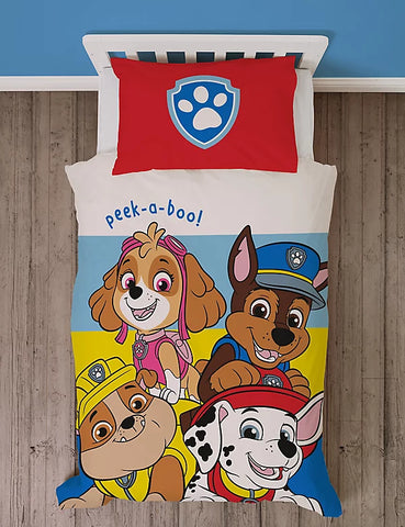 Paw patrol cot bedding hotsell