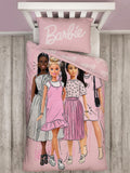 Barbie Figures Single Quilt Cover Set
