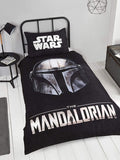 Star Wars Mandalorian  "Reversible" Licensed Single Quilt Cover Set POLYESTER