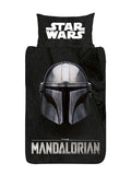 Star Wars Mandalorian  "Reversible" Licensed Single Quilt Cover Set POLYESTER