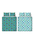 Minecraft Level Up Double to Queen Quilt Cover Set - POLYESTER