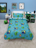 Minecraft Level Up Single Quilt Cover Set POLYESTER