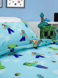 Minecraft Level Up Single Quilt Cover Set POLYESTER