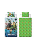 Minecraft Levels Single Quilt Cover Set