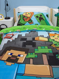 Minecraft Levels Single Quilt Cover Set