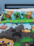 Minecraft Levels Double to Queen Quilt Cover Set