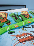 Minecraft Levels Double to Queen Quilt Cover Set