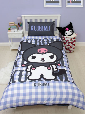 Hello Kitty Kuromi Rebel Single Quilt Cover Set POLYESTER