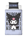 Hello Kitty Kuromi Rebel Single Quilt Cover Set POLYESTER