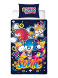Sonic the Hedgehog Liquid Single Quilt Cover Set