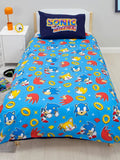 Sonic the Hedgehog Liquid Single Quilt Cover Set