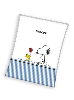 Snoopy Peanuts Fleece Large Throw Blanket