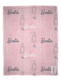 Barbie Figures Throw Size Fleece Blanket (SUPER SOFT)