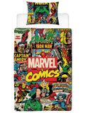 Marvel Comics Single Quilt Cover Set