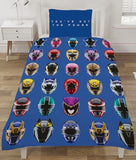 Power Rangers Helmets "Reversible" Single Quilt Cover Set