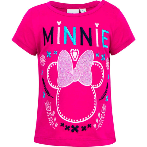 Minnie Mouse Licensed Baby Girl T-Shirt Tee Top PINK Size 6 months