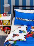 Super Mario Checkers Double to Queen Quilt Cover Set POLYESTER