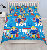 FIREMAN SAM COOL Double to Queen Quilt Cover Set POLYESTER