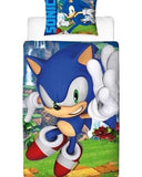 Sonic The Hedgehog Moves Single Quilt Cover Set