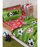 Soccer Single Quilt Cover Set