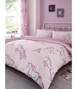 Star Unicorn Single Quilt Cover Set
