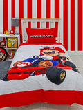 Mario Closeup "Reversible" Licensed Single Quilt Cover Set