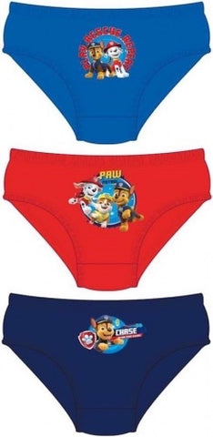 Kids Underwear / Kids Panties 3 PACK-- Boy PAW Patrol Cartoon