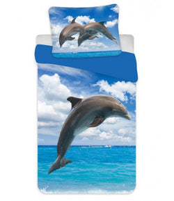 Dolphin Single quilt cover set EURO Case