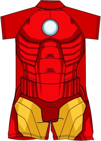 Iron Man MARVEL COMIC Swim suit swimmers 18/24 months left