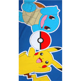 Pokemon Pikachu Squirtle Licensed Towel