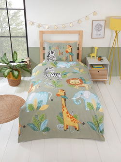 Rumble In The Jungle Single Quilt Cover Set
