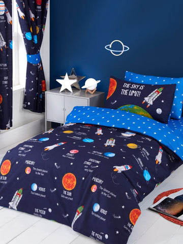 The Sky is the Limit Space Single Quilt Cover Set