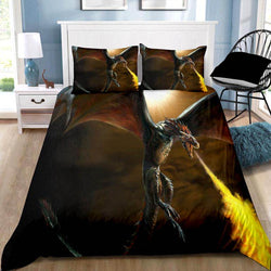 PRE ORDER Fire Dragon Quilt Cover Set