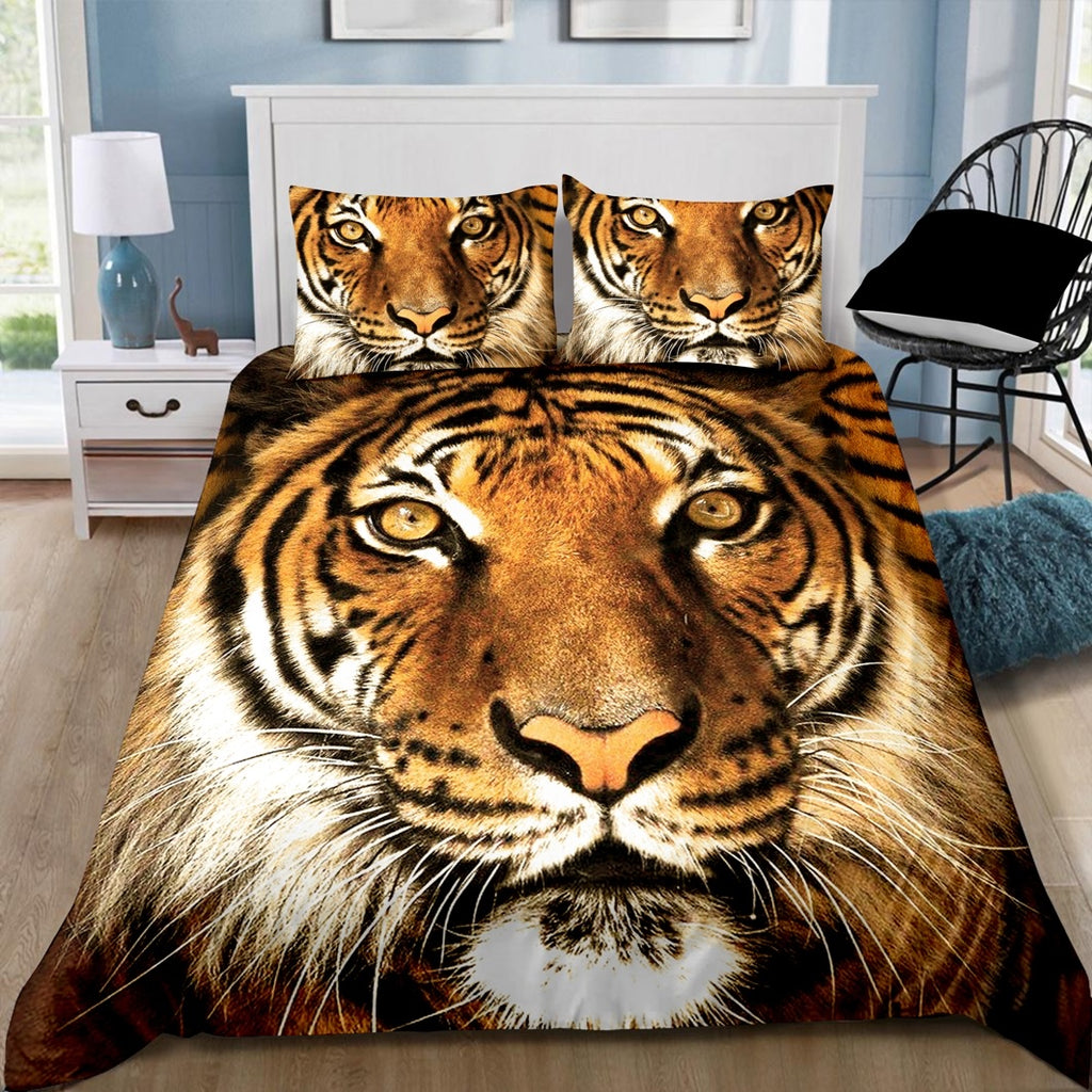 Orange Tiger Quilt Cover Set – Kids Korna