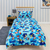 Sonic The Hedgehog Moves Single Quilt Cover Set