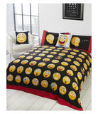 Emoji Reversible Single Quilt Cover Set