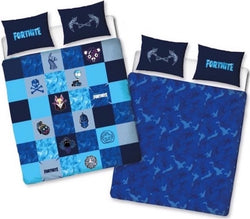 Licensed Reversible Fortnite Shuffles Double to Queen Quilt Cover Set