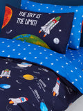 The Sky is the Limit Space - Toddler/ Junior/ Cot Quilt Cover Set