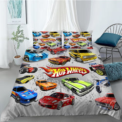 Hot Wheels Quilt Cover Set