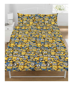 Minion Reversible Double To Queen Quilt Cover Set