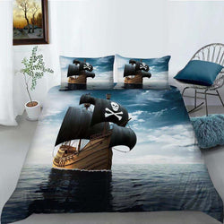 PRE ORDER Pirate Ship - Boat Quilt Cover Set