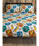 Harry Potter Grid Double to Queen Quilt Cover Set POLYESTER