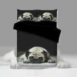 Pug Dog Quilt Cover Set