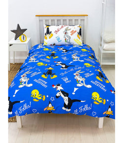 Looney Tunes Gang Single Quilt Cover Set POLYESTER