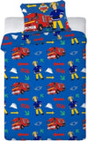 Fireman Sam Single Quilt Cover Set