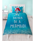 Ariel The Little Mermaid Princess Single Quilt Cover Set