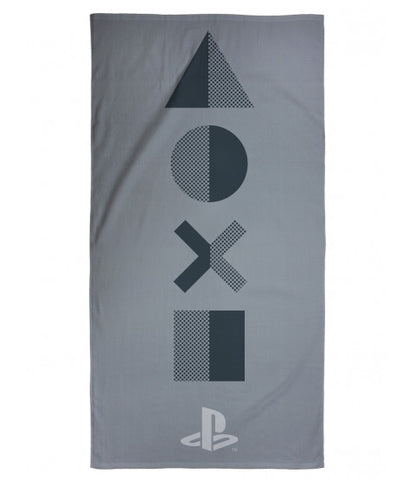 Playstation Silver Licensed Towel