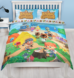Animal Crossing Double To Queen Quilt Cover Set