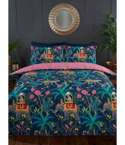 Jungle Expedition Elephant Double to Queen Quilt Cover Set