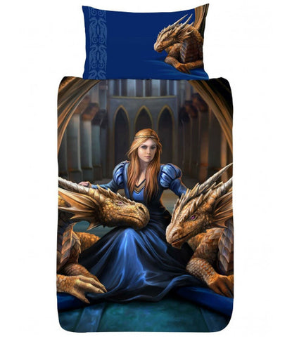 Anne Stokes Fierce Loyalty Dragon Single Quilt Cover Set